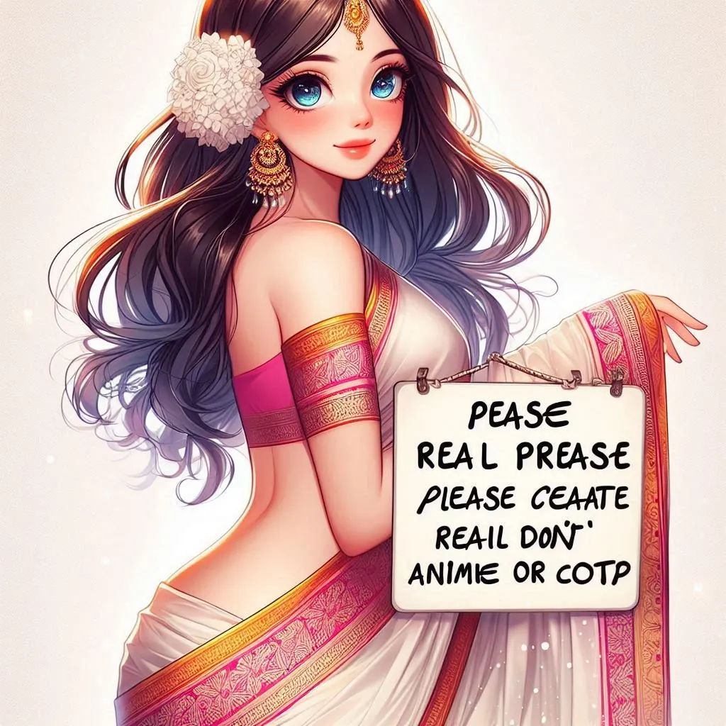 Saree Captions